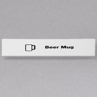 Cambro CECBM6000 Camrack Beer Mug Extender ID Clip - 6/Pack