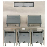 Follett ITS1700SG-90 ITS Series 90" Ice Storage and Transport System with 3 Transport Carts - 1716 lb.