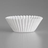 White Fluted Mini Baking Cup 1" x 3/4" - 1000/Pack