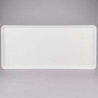 MFG Tray 338001 1537 12 1/2" x 27" White Fiberglass Supreme Display Tray