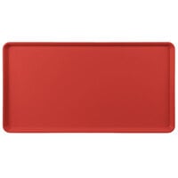 MFG Tray 337001 1201 12 1/2" x 24" Red Fiberglass Supreme Display Tray