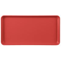 MFG Tray 335001 1201 9" x 18" Red Fiberglass Supreme Display Tray