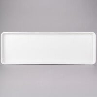 MFG Tray 333001 1537 9" x 26" White Fiberglass Supreme Display Tray
