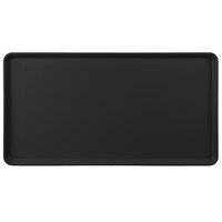 MFG Tray 337007 1669 12 1/2" x 24" Black Fiberglass Supreme Display Tray