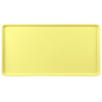 MFG Tray 337001 1520 12 1/2" x 24" Yellow Fiberglass Supreme Display Tray