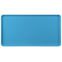 MFG Tray 337001 1420 12 1/2" x 24" Sky Blue Fiberglass Supreme Display Tray