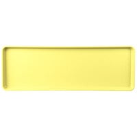 MFG Tray 333001 1520 9" x 26" Yellow Fiberglass Supreme Display Tray