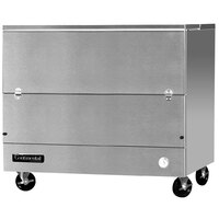 Continental Refrigerator MC4-SS-SCW 49" Stainless Steel 1 Sided Cold Wall Milk Cooler - 20 cu. ft.