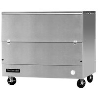 Continental Refrigerator MC4-SS-DCW 49" Stainless Steel 2 Sided Cold Wall Milk Cooler