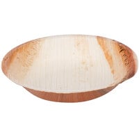TreeVive by EcoChoice 7" Compostable Round Palm Leaf Bowl - 100/Case
