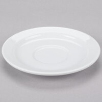 Libbey 911194017 Reflections 5 7/8" Aluma White Porcelain Tea Saucer - 36/Case