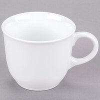 Libbey 911194015 Reflections 8 oz. Aluma White Porcelain Tea Cup - 36/Case