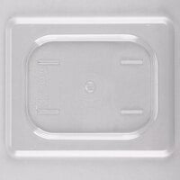 Cambro 80CWC135 Camwear 1/8 Size Clear Polycarbonate Flat Lid