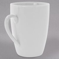 10 Strawberry Street RW0100 Royal White 10 oz. White Round Porcelain Barrel Mug - 24/Case
