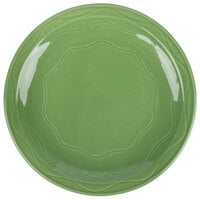 Libbey 903035009 Cantina 6 1/4" Sage Carved Round Porcelain Plate - 12/Case