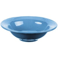 Libbey 903032019 Cantina 12 oz. Blueberry Carved Porcelain Grapefruit Bowl - 12/Case