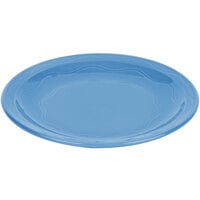 Libbey 903032002 Cantina 11 1/4" Blueberry Carved Round Porcelain Plate - 12/Case