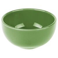 Libbey 903046005 Cantina 8 oz. Sage Uncarved Porcelain Bouillon Bowl - 12/Case