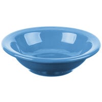 Libbey 903043172 Cantina 4 oz. Blueberry Uncarved Porcelain Fruit Bowl - 36/Case