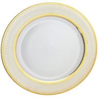 10 Strawberry Street IRIANA-1GLD Iriana 10 1/4" Gold Porcelain Dinner Plate - 24/Case