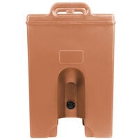 Cambro 1000LCDPL157 Camtainer 11.75 Gallon Coffee Beige Insulated Soup Carrier