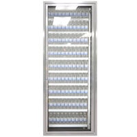 Styleline CL3072-LT Classic Plus 30" x 72" Walk-In Freezer Merchandiser Door with Shelving - Anodized Satin Silver, Right Hinge