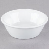 Libbey BW-003 Chef's Selection II 1 oz. Ultra Bright White Porcelain Micro Ramekin - 36/Case