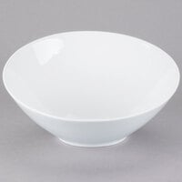 Libbey BW-7102 Chef's Selection II 39 oz. Ultra Bright White Porcelain Belmar Bowl - 12/Case