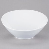 Libbey BW-7101 Chef's Selection II 23 oz. Ultra Bright White Porcelain Belmar Bowl - 12/Case