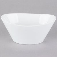 Libbey BW-5102 Chef's Selection II 20 oz. Ultra Bright White Porcelain Neptune Bowl - 12/Case
