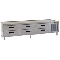 Delfield F2999P 99" 6 Drawer Refrigerated Chef Base
