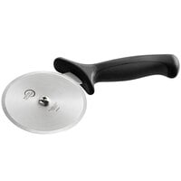 Mercer Culinary M18604BK Millennia® 4" High Carbon Steel Pizza Cutter with Black Handle