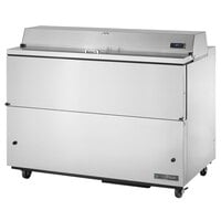 True TMC-58-S-HC 58 1/4" One Sided Milk Cooler with Stainless Steel Exterior and Aluminum Interior