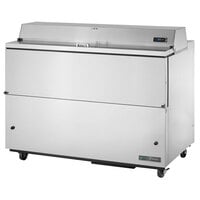 True TMC-58-S-SS-HC 58 1/4" One Sided Milk Cooler with Stainless Steel Interior and Exterior