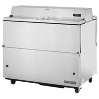 True TMC-49-S-DS-SS-HC 49 1/4" 2 Sided Milk Cooler with Stainless Steel Exterior and Interior
