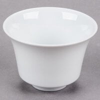 CAC CTY-C8 Citysquare 4 oz. Bright White Round Porcelain Cup - 48/Case