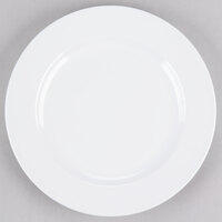 Elite Global Solutions D915 Simplicity 9 1/2" White Round Melamine Plate - 6/Case