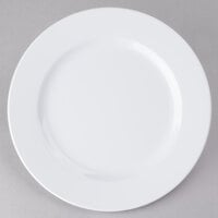 Elite Global Solutions D815 Simplicity 8 1/2" White Round Melamine Plate - 6/Case
