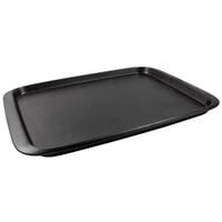 Elite Global Solutions ECO5116TB At Your Service 17 7/8" x 12 1/2" Black Rectangular Tray