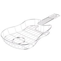 Clipper Mill by GET 4-81929 16" x 8 1/2" x 1 1/2" Guitar Basket with Condiment Holder