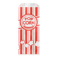 Carnival King 3" x 1 1/2" x 7" .6 oz. Popcorn Bag - 1000/Case