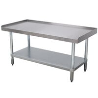 Advance Tabco EG-302 30" x 24" Stainless Steel Equipment Stand with Galvanized Undershelf