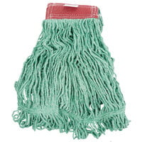 Rubbermaid Super Stitch FGD25306GR00 24 oz. #32 Green Blend Looped End Wet Mop Head with 5" Headband