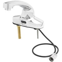 T&S EC-3104 Deck Mounted ChekPoint Faucet with 4 13/16" Spout and Mechanical Mixing Valve