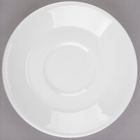 Libbey 950033588 Slenda 5 7/8" Royal Rideau White Porcelain Tea Saucer - 36/Case