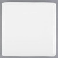 Libbey 905356005 Slenda Valla 11" Square Royal Rideau White Porcelain Plate - 12/Case