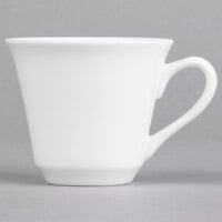 Libbey 950002505 Slenda 8 oz. Royal Rideau White Porcelain Tall Tea Cup - 36/Case