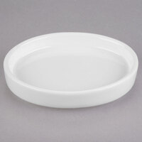 Libbey 905356916 Slenda 1.5 oz. Royal Rideau White Stacking Porcelain Oval Bowl - 36/Case