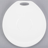 Libbey 905356119 Slenda Practica 6" x 5 5/8" Royal Rideau White Porcelain Saucer - 36/Case