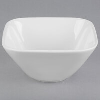 Libbey 905356111 Slenda 10 oz. Royal Rideau White Square Porcelain Bowl - 24/Case